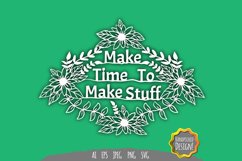 Make Time to Make Stuff Papercut Product Image 2