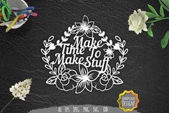 Make Time to Make Stuff Papercut Product Image 1