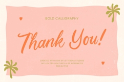 Make Unique  Bold Calligraphy Font Product Image 20