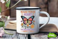Make Your Heart The Prettiest Thing About You PNG, Butterfly Product Image 2