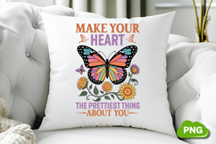Make Your Heart The Prettiest Thing About You PNG, Butterfly Product Image 3