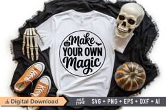 Make Your Own Magic SVG File | Halloween Round Sign SVG Product Image 4