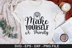 Mental Health SVG Design - Mental Health T-shirt Design Product Image 5