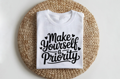 Make Yourself a Priority SVG | Mental Health SVG Product Image 2