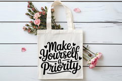 Make Yourself a Priority SVG | Mental Health SVG Product Image 4