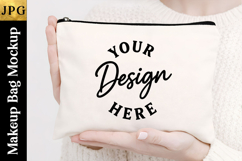 Makeup Bag Mockup 