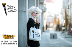 Drag Queen SVG, Makeup before meltdown Product Image 2