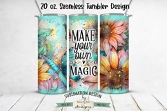 Make Your Own Magic Butterfly 20oz Seamless Tumbler Wrap Product Image 1
