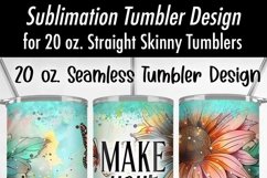 Make Your Own Magic Butterfly 20oz Seamless Tumbler Wrap Product Image 4