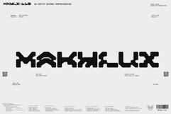 Makhlux 119 - Futuristic Typeface Product Image 1