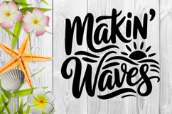 Makin&#039; Waves SVG File | Summer SVG | Beach SVG Product Image 3