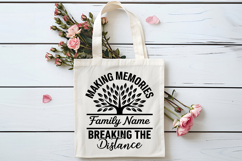Making Memories Breaking The Distance SVG | Family Reunion Product Image 4