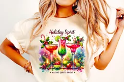 Making Spirits Bright PNG, Holiday Spirit PNG, Christmas PNG Product Image 3