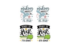 Making Waves In 7-8 Grade Ready To Rock 7-8 Grade SVG Cut Fi Product Image 1