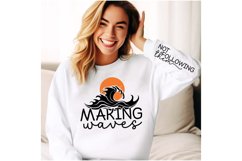 Making Waves Sleeve SVG, Inspirational SVG Design Product Image 2