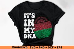 It's in my DNA Malawi Flag Fingerprint Sublimation PNG, SVG Product Image 2