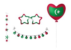 National, Patriotic Party Bundle. Maldive Product Image 2