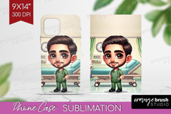 Male Nurse Phone Case PNG - Medical Case PNG Sublimation Product Image 1