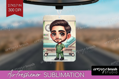 Male Nurse Air Freshener PNG - Medical PNG Sublimation Product Image 1