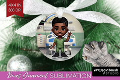Male Nurse Ornament PNG - Medical PNG Sublimation Product Image 1