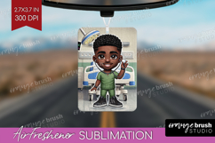 Male Nurse Air Freshener PNG - Medical PNG Sublimation Product Image 1