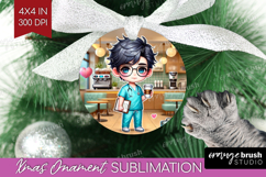 Male Nurse Ornament PNG - Medical PNG Sublimation Product Image 1