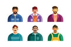 Male Style Character Avatar Set Product Image 1