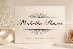 Malietha Flower Monogram Product Image 1