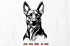 Belgian Malinois SVG Strong Working Dog Clipart, K9 Dog Product Image 1