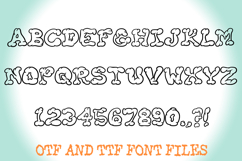 Mallow Sweet Puff Lettering ABC Font Type Wobbly OTF Product Image 2