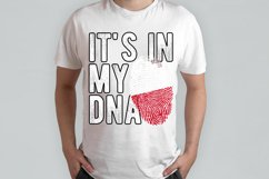 It's in my DNA Malta Flag Fingerprint PNG Sublimation Product Image 2