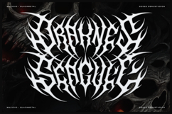 Malvoid | Black Metal Font Product Image 3