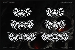 Malvoid | Black Metal Font Product Image 5