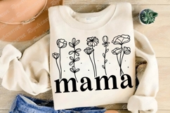 Mama SVG Design, Mother&#039;s Day T-shirt Design Product Image 3