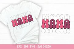 Mama SVG - Mother's Day Retro Design Product Image 1