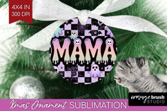 Mama Halloween Ornament PNG Spooky Season PNG Sublimation Product Image 1