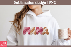 Mama Sublimation Braided Knit Yarn Mama Mothers Day Product Image 2