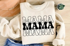 Mama SVG Design, Mother&#039;s Day T-shirt Design Product Image 3
