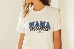 Mama 4th of July SVG Design, Holiday T-shirt Design Product Image 2