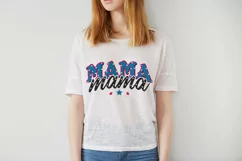 Mama 4th of July SVG Design, Holiday T-shirt Design Product Image 3