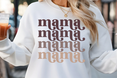 Mama SVG, Retro Coffee SVG Product Image 1
