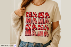 Mama Mom Mother Trendy PNG SVG T-shirt Design Product Image 4