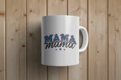 Mama 4th of July SVG Design, Holiday T-shirt Design Product Image 4