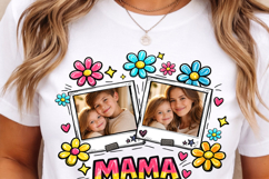 Custom Mama Kids Photo PNG Bundle, Mother's Day Canva Frame Product Image 2