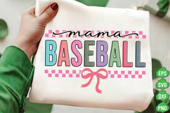Baseball Mama SVG, Mama Baseball PNG, baseball SVG, Mama SVG Product Image 3