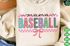 Baseball Mama SVG, Mama Baseball PNG, baseball SVG, Mama SVG Product Image 4