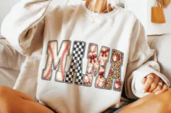 Baseball Mama PNG Sublimation Design, Game Day PNG, Sports Product Image 4