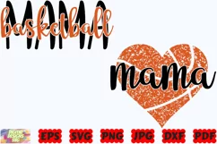 Mama Basketball SVG | Basketball SVG | Sport SVG | Mama SVG Product Image 3