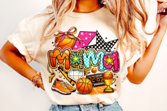 Basketball Mama, Basketball PNG Sublimation Design, Game Day Product Image 3