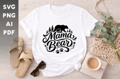 Mama Bear SVG Mother’s Day Shirt Design Product Image 1